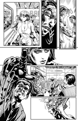 Seamstress #1, Page 11; inked by Laurie Foster