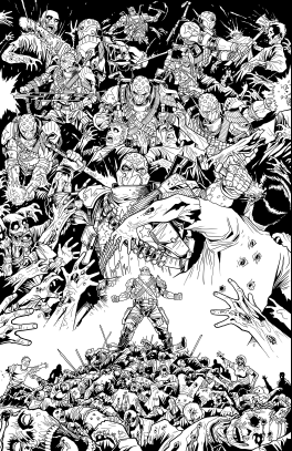 SUPER! #7, Page 5; inked by Laurie Foster