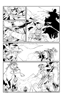 The Surgeon #2, Page 6; inked by Laurie Foster