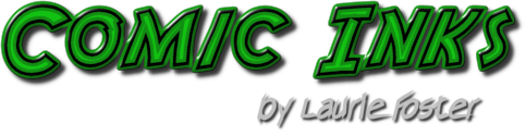 Logo: Comic Inking by Laurie Foster